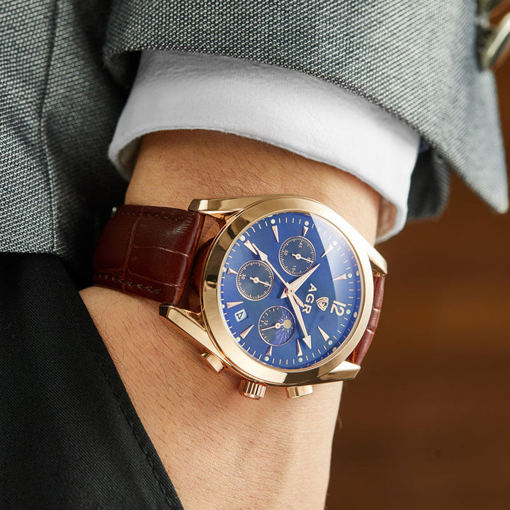 Orologio di lusso con cinturino fatto a mano