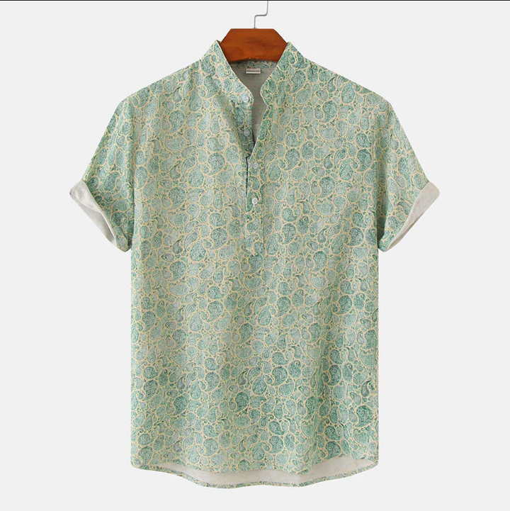 Uomini | Camicia Elegante con Fiori | 50% di Sconto!
