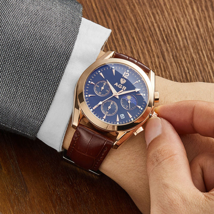 Orologio di lusso con cinturino fatto a mano