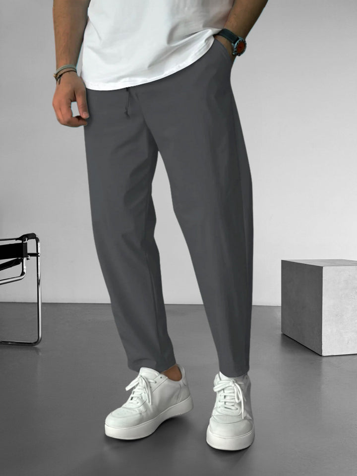 Pantaloni a Vita Alta con Coulisse Essenziali