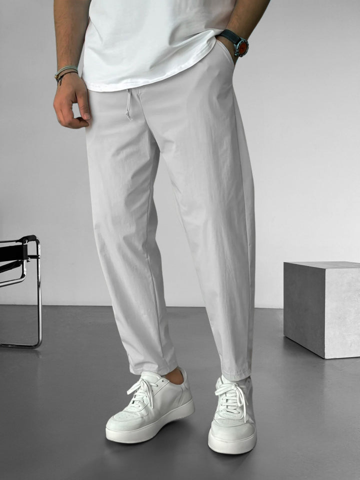Pantaloni a Vita Alta con Coulisse Essenziali