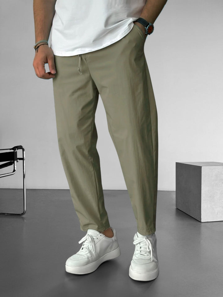 Pantaloni a Vita Alta con Coulisse Essenziali