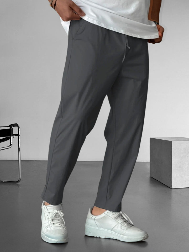 Pantaloni a Vita Alta con Coulisse Essenziali