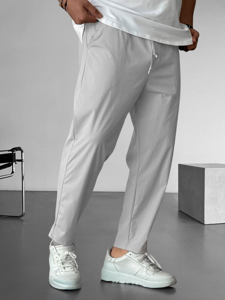 Pantaloni a Vita Alta con Coulisse Essenziali