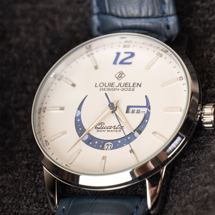 Elegante orologio con fase lunare