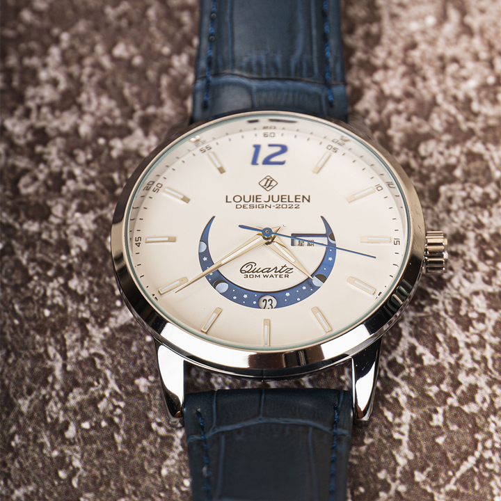 Elegante orologio con fase lunare
