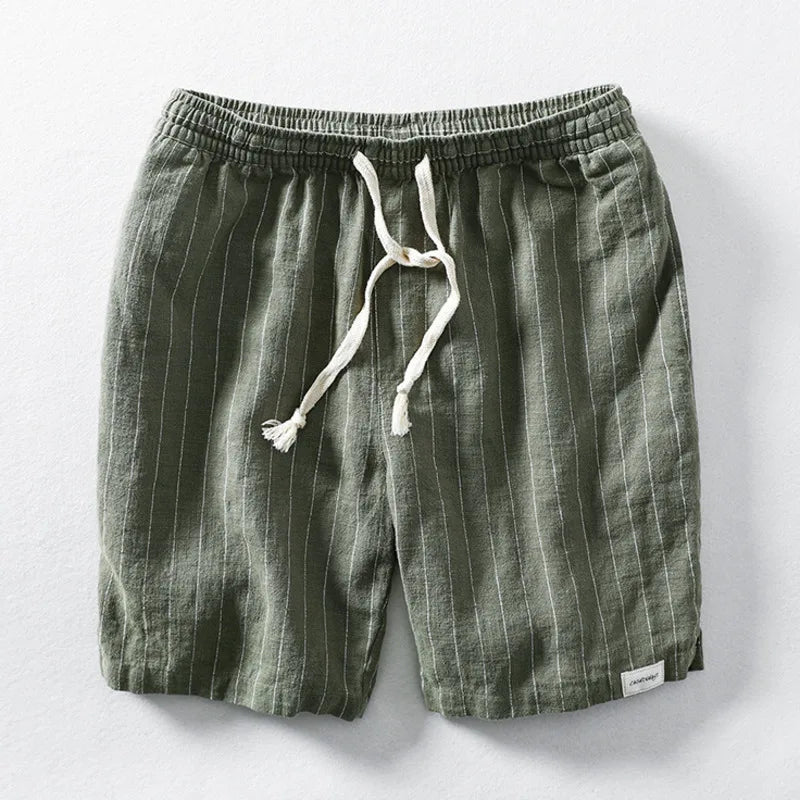 Pantaloncini estivi in cotone e lino