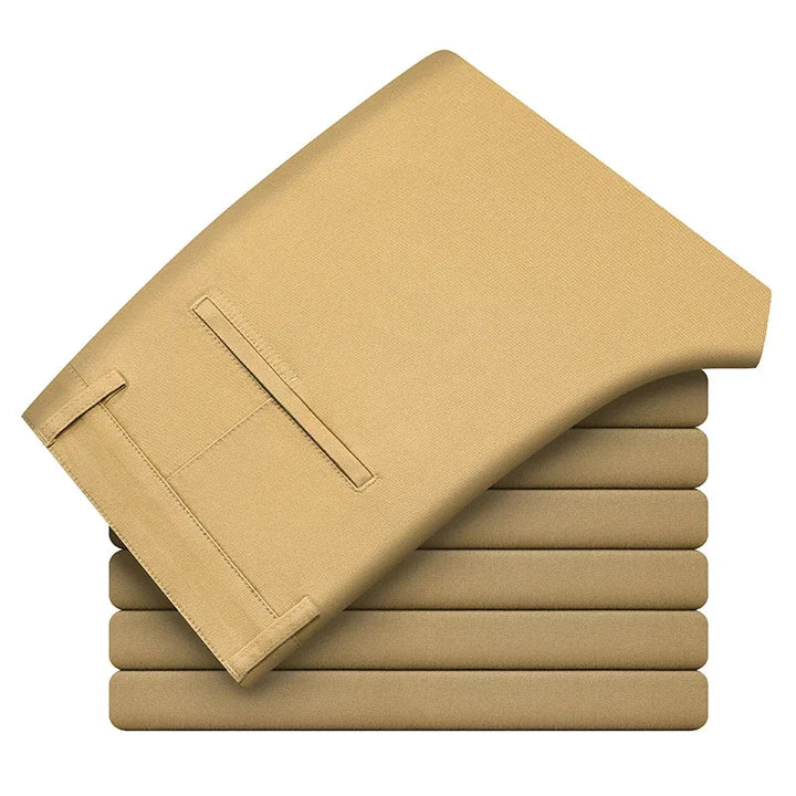 Max| 97% Cotone Pantaloni Khaki