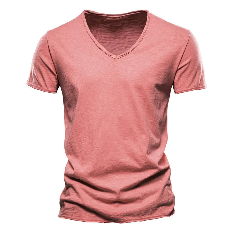 ENZO| T-shirt estiva in cotone