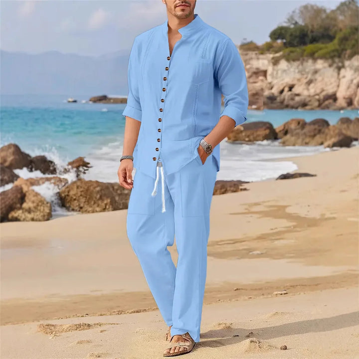 Joliz™ Set di Pantaloni in Stile Cubano per Uomo