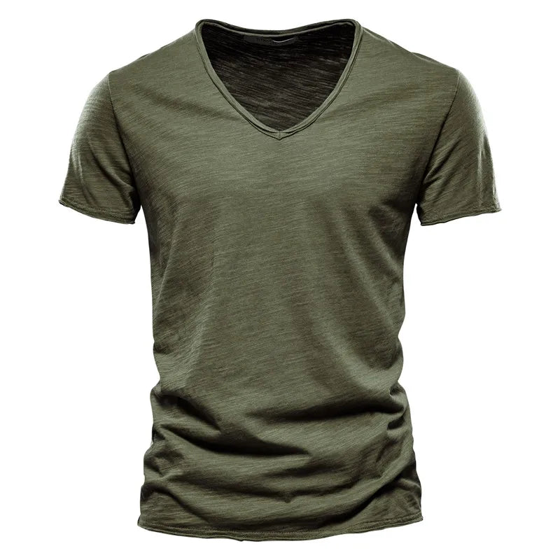 ENZO| T-shirt estiva in cotone