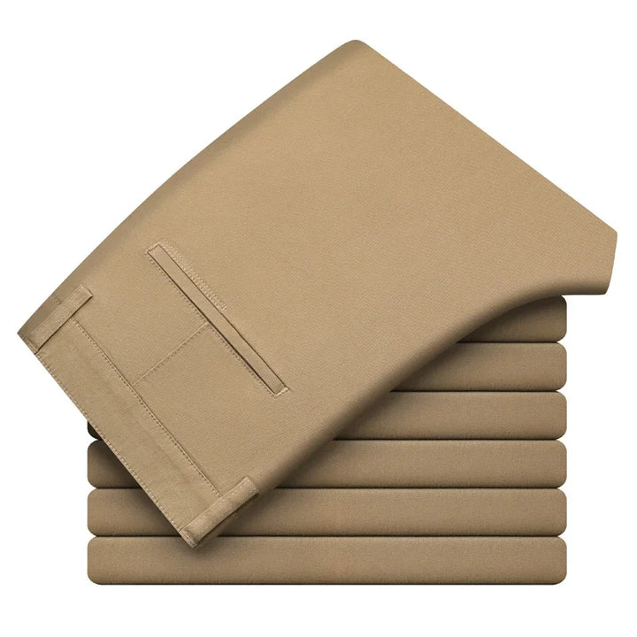 Max| 97% Cotone Pantaloni Khaki