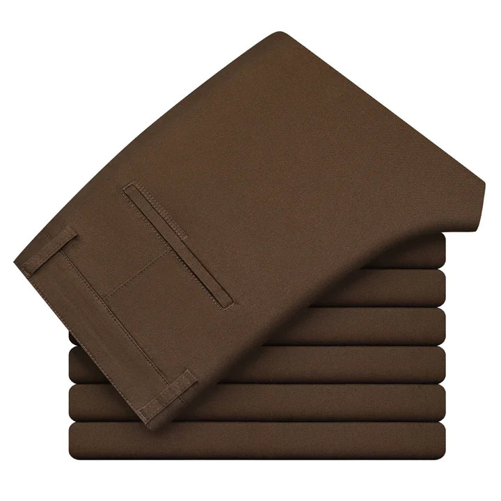 Max| 97% Cotone Pantaloni Khaki