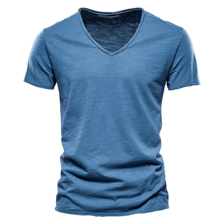 ENZO| T-shirt estiva in cotone