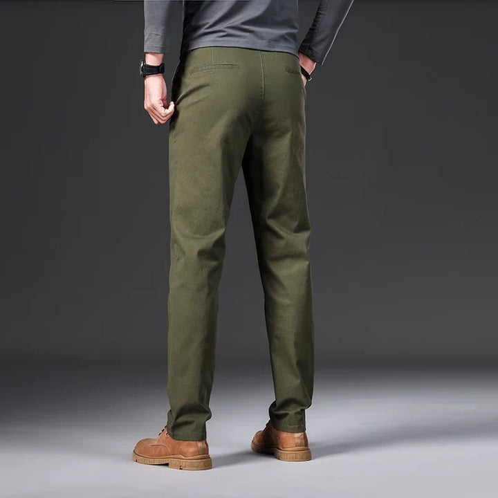 Max| 97% Cotone Pantaloni Khaki