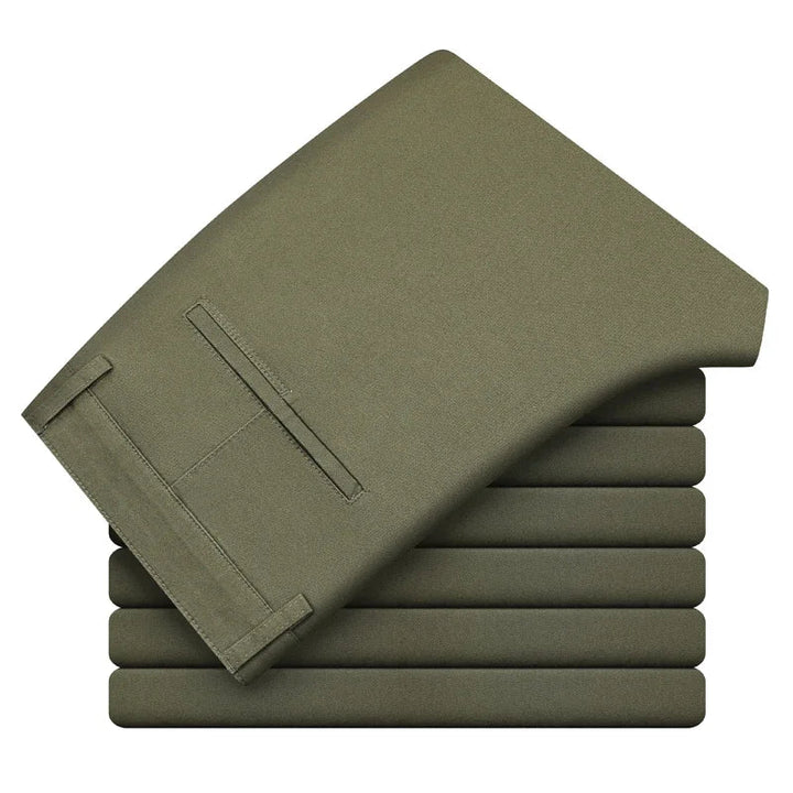 Max| 97% Cotone Pantaloni Khaki