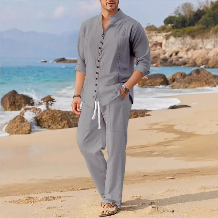 Joliz™ Set di Pantaloni in Stile Cubano per Uomo