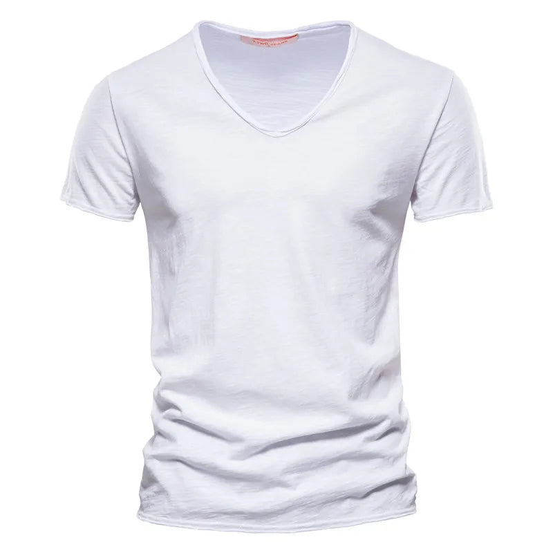 ENZO| T-shirt estiva in cotone