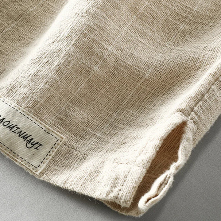 Pantaloncini estivi in cotone e lino