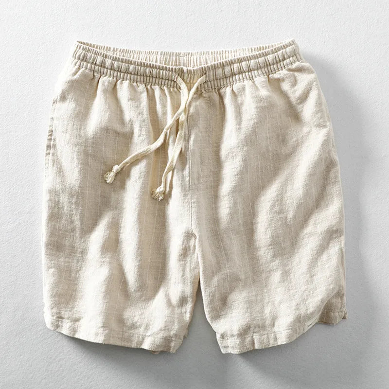 Pantaloncini estivi in cotone e lino