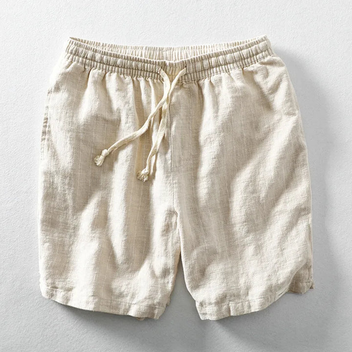 Pantaloncini estivi in cotone e lino