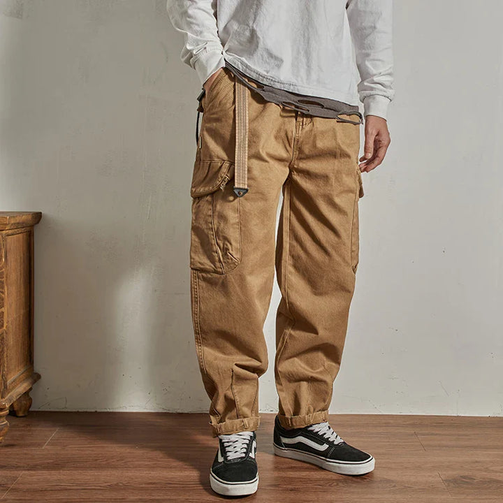 Bradford| Pantaloni cargo in cotone pesante