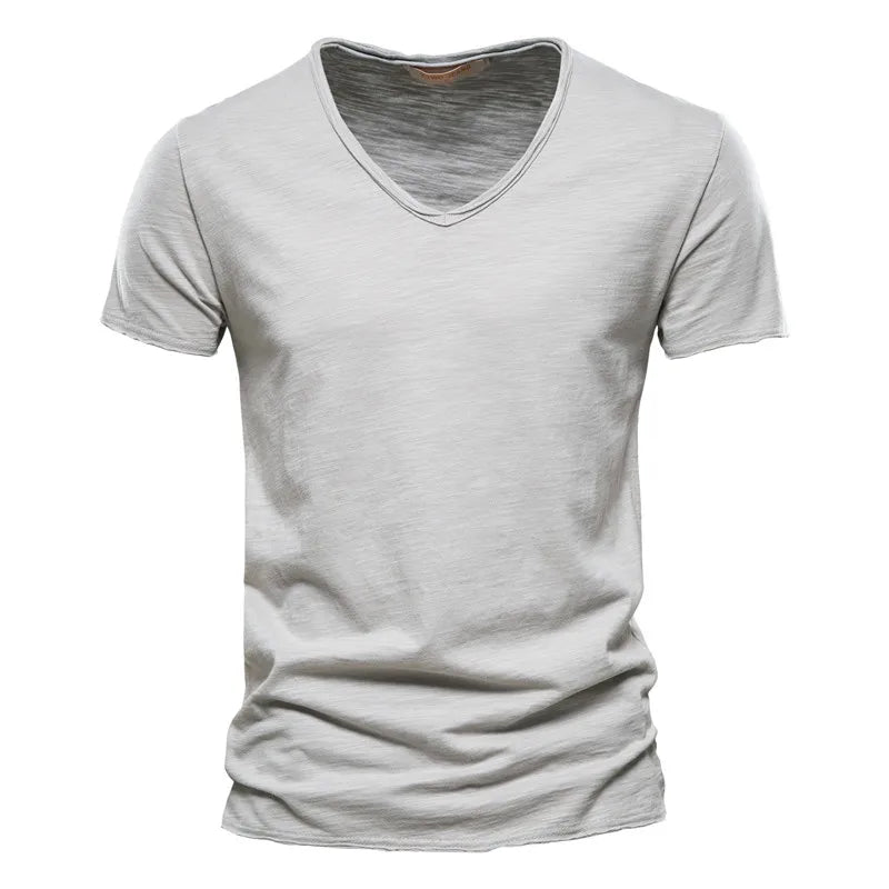 ENZO| T-shirt estiva in cotone