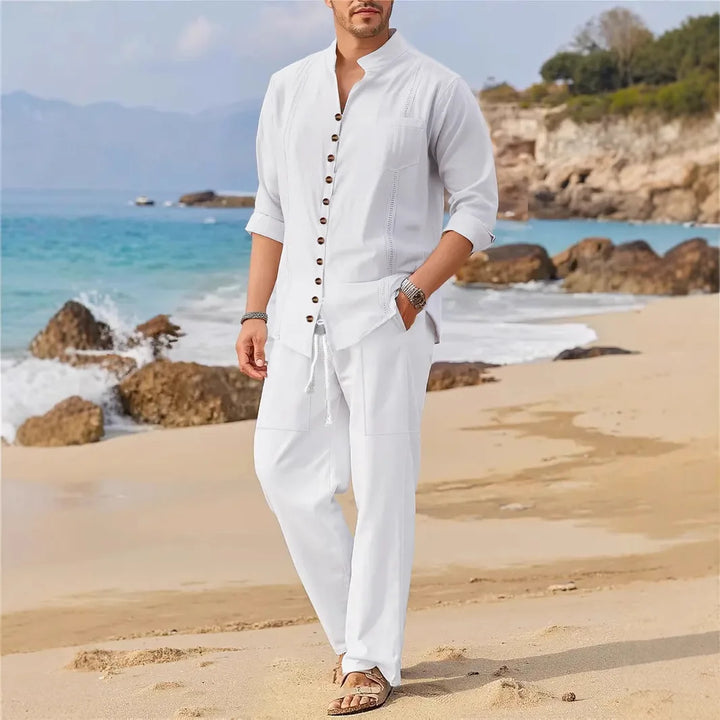 Joliz™ Set di Pantaloni in Stile Cubano per Uomo