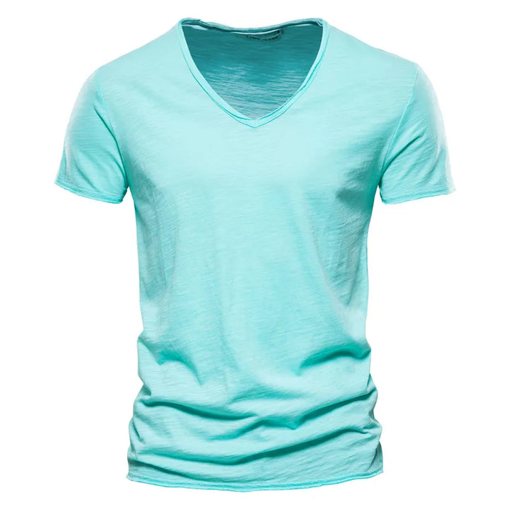 ENZO| T-shirt estiva in cotone