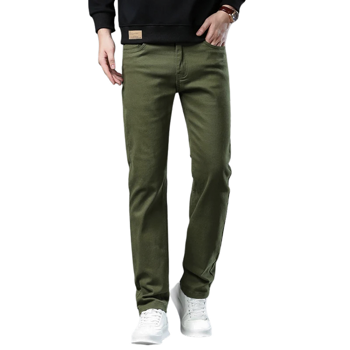 Den| Pantaloni in Denim Stretch