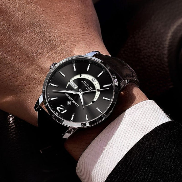 Elegante orologio con fase lunare