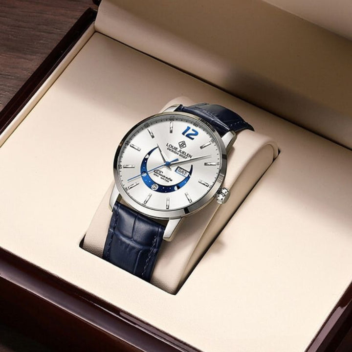 Elegante orologio con fase lunare