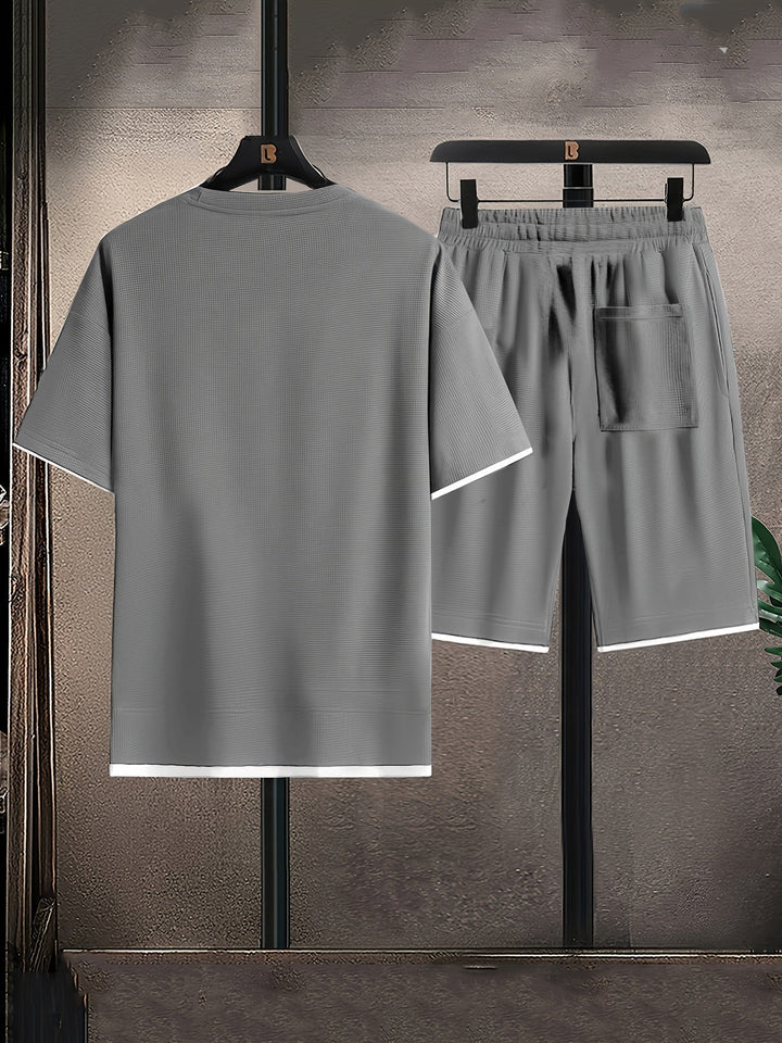 Keith™ Set Lounge in Maglia Waffle