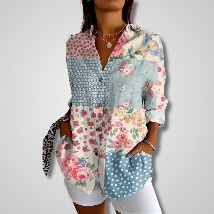 Dagmar ™ - Camicia Button-Up Floral Breeze