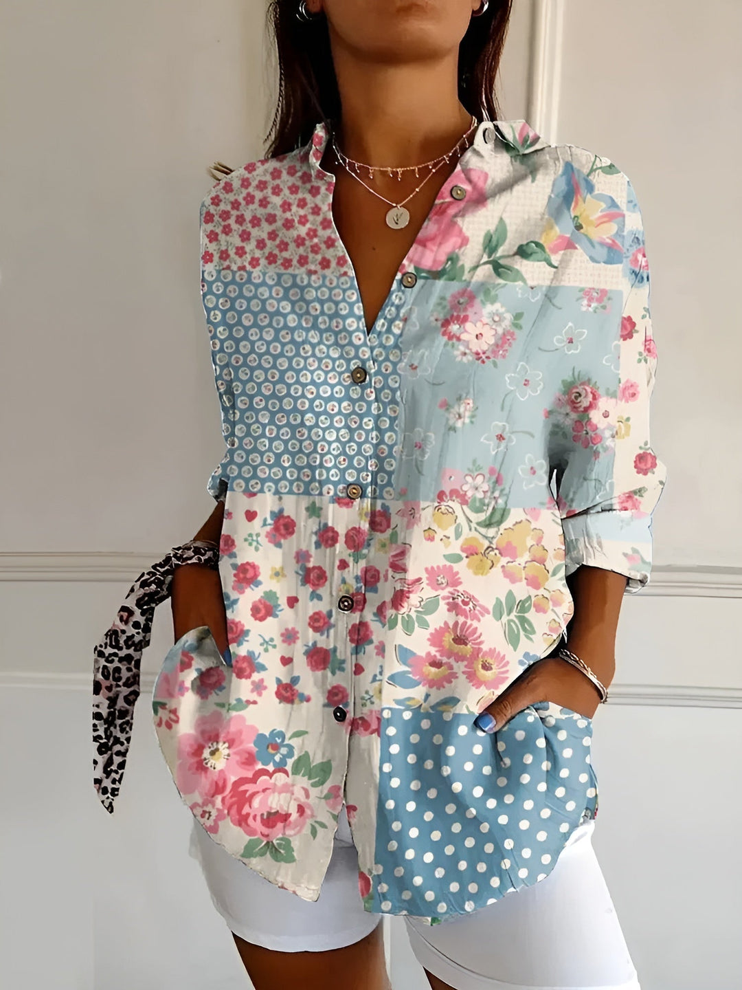 Dagmar ™ - Camicia Button-Up Floral Breeze