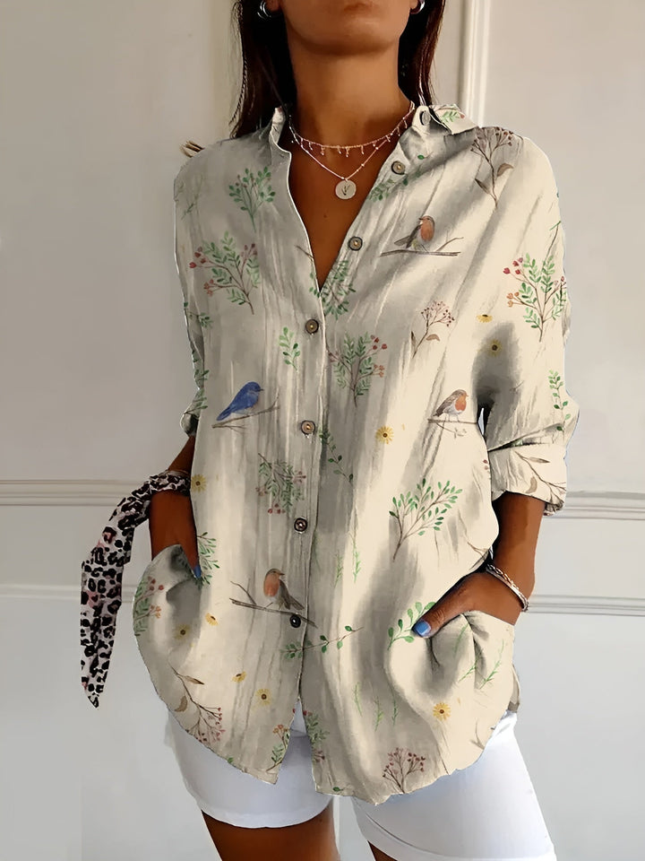 Bente ™ - Camicia a Bottoni Floral Breeze